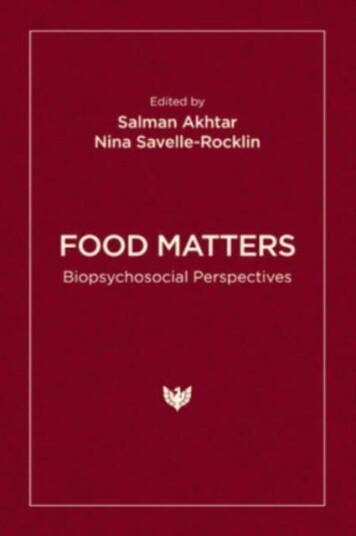 Food Matters Food Matters