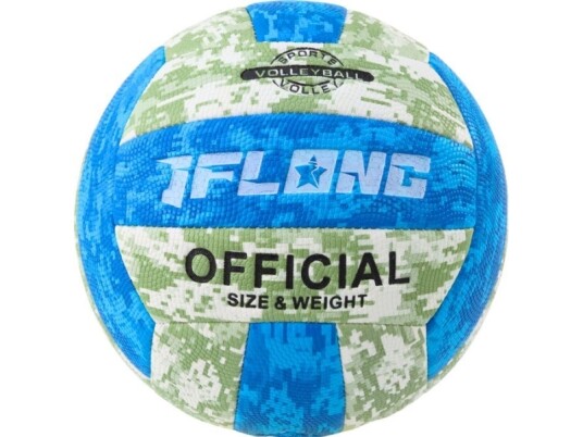 Leantoys Volleyball Ball Grønn Og Blå Størrelse 5 Fargerik