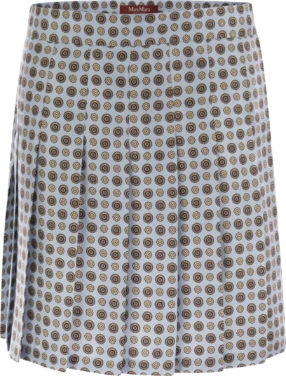 Max Mara Dame Skjørt Blå 3XS, Max Mara Dame Skjørt Blå 3XS,