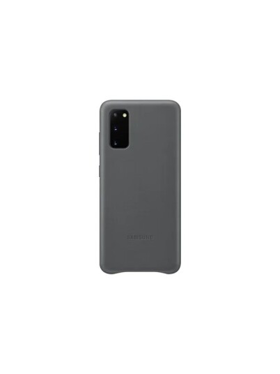 Samsung Galaxy S20 - Leather Cover - Grey
