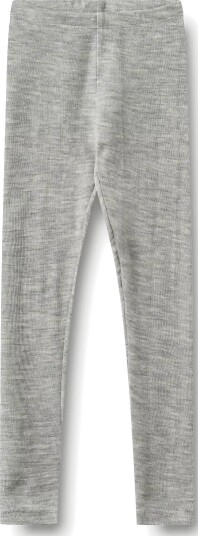 Wheat Wool Leggings Agi MELANGE GREY 128