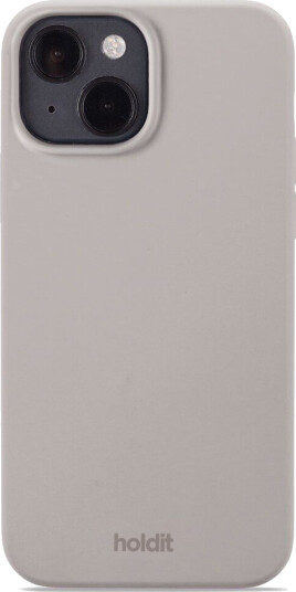 Holdit iPhone 14 / 13 Soft Touch Silikon Deksel - Taupe