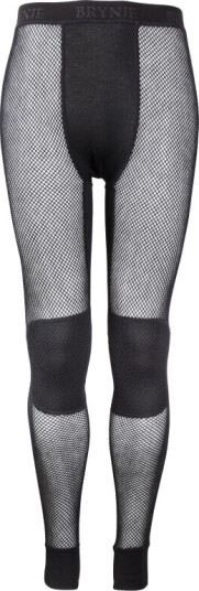 Brynje Unisex Wool Thermo Longs with Inlay XS, Black