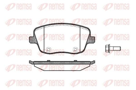 Bremseklosser REMSA 0775.00 Bremseklosser REMSA 0775.00