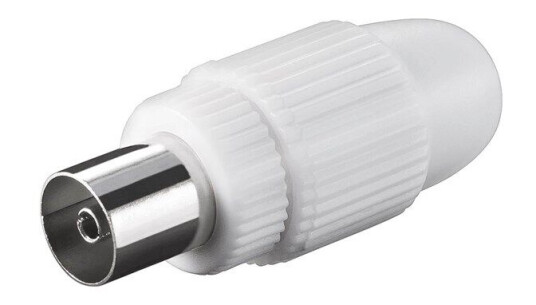 Pro Coaxial socket with screw fixing