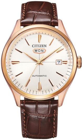 Citizen Herreklokke NH8393 05AE Classic Hvit/Lær Ø40.2 mm Citizen Herreklokke NH8393 05AE Classic Hvit/Lær Ø40.2 mm