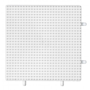 Hama Mini Perleplate Samleplate Firkant Hvit 7x7cm