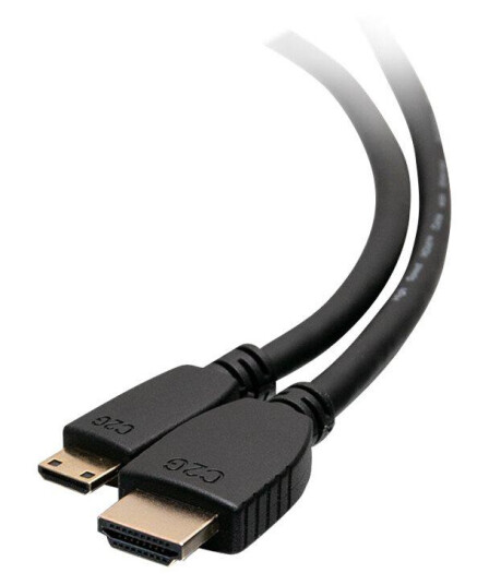 C2G 6ft 4K HDMI to Mini HDMI Cable with Ethernet - 60 Hz - M/M - HDMI-kabel med Ethernet - 1.83 m