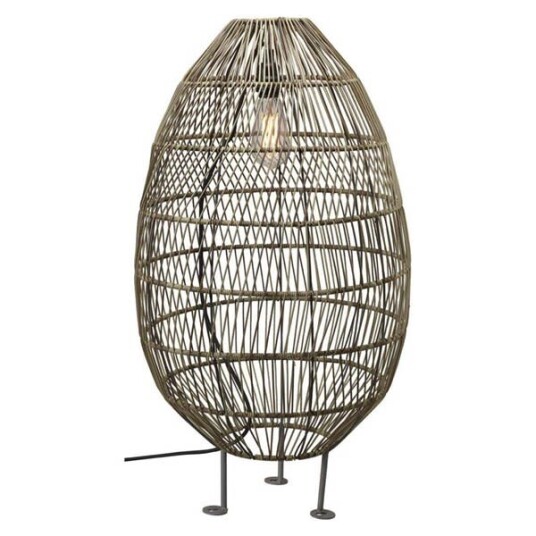 PR Home HaNeji gulvlampe Natur 100 cm 15W Beige PR Home HaNeji gulvlampe Natur 100 cm 15W Beige