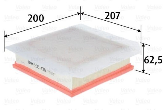 Luftfilter VALEO 585438 Luftfilter VALEO 585438