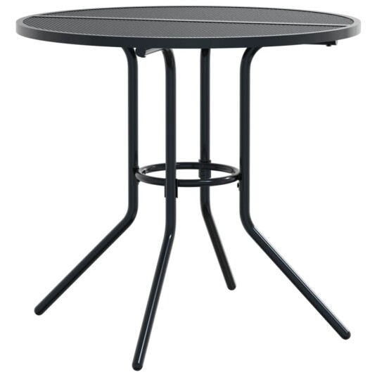  Terrassebord rundt antrasitt Ø80x72,5 cm pulverlakkert stål 4009263