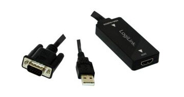 LogiLink VGA til HDMI Konverter med Lyd, 1080P