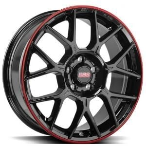 BBS XR Black Red 8.5x19 5/114.3 ET40 B82 BBS XR Black Red 8.5x19 5/114.3 ET40 B82