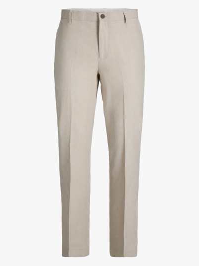 Jack and Jones Martin Summer Trouser Linen Blend Beige 46