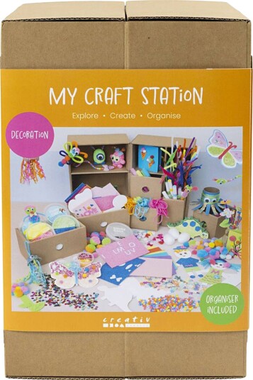 Creativ Company Hobbysett My Craft Station Dekorasjoner