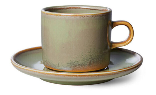 HK Living Home chef kopp med fat 22 cl Moss green HK Living Home chef kopp med fat 22 cl Moss green