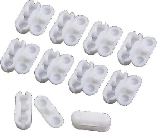 10 stk/pakke Plast Rullegardin Snortrekk Kobling Gardinkjede Kobling Hfmqv