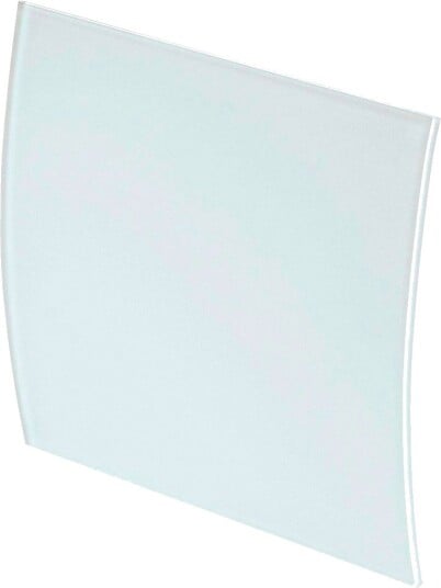 Unite Frontpanel Til Baderomsvifte Ø100 (Buet) Glass