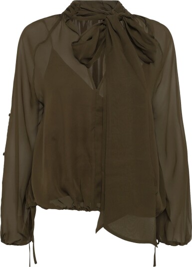 Dante6 Dante6 Sonia Boho Sleeve Detail Blouse   MOSS OLIVE   40