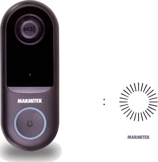 Marmitek Smart Dørklokke Med Kamera Og Mottaker 1080p