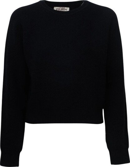 Filson, Dame, Strikkevarer, Blå, M,
