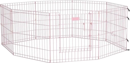 Midwest Lifestages Max Lock Valpegård 8 Paneler 61X61 cm Rosa