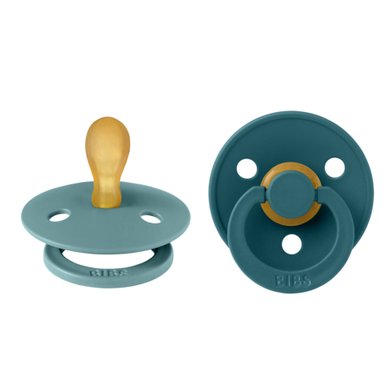 BIBS® Smokk Colour Symmetrisk smokk Island Sea/ Forest Lake 0-6 måneder, 2 stk.