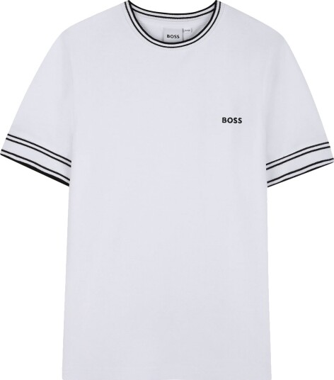 BOSS T skjorte Hvit BOSS 10 år 140 T skjorte