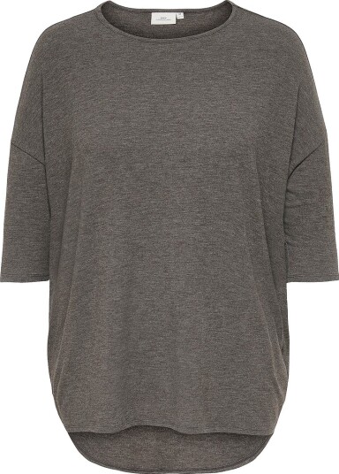 Only Carmakoma Topp carLamour 3/4 Top Brun