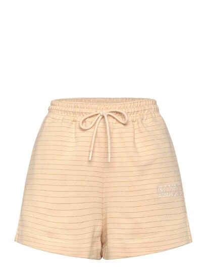 GANNI Drawstring Shorts Beige XS GANNI Drawstring Shorts Beige XS
