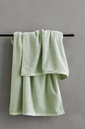 Ellos Home Badehåndkle Elise 70x140 cm Grønn