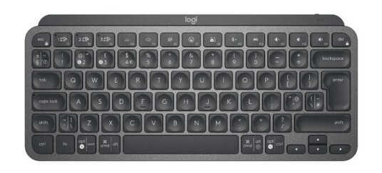 Logitech MX Keys Mini Minimalist Wireless Illuminated Keyboard - Graphite - UK - Tastatur - Engelsk - Storbritannia - Svart Logitech MX Keys Mini Minimalist Wireless Illuminated Keyboard - Graphite - UK - Tastatur - Engelsk - Storbritannia - Svart