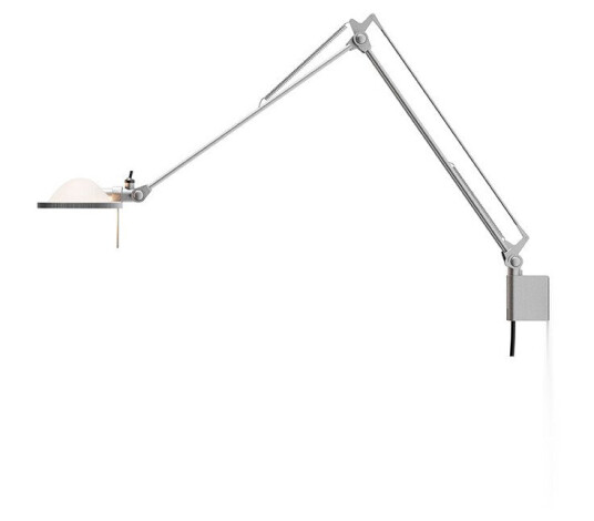 Luceplan Berenice Vegglampe 30x30 Hvit Glass/Alu