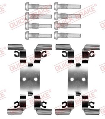 Tilbehørsett, skivebremse belegg QUICK BRAKE 109-0207 Tilbehørsett, skivebremse belegg QUICK BRAKE 109-0207