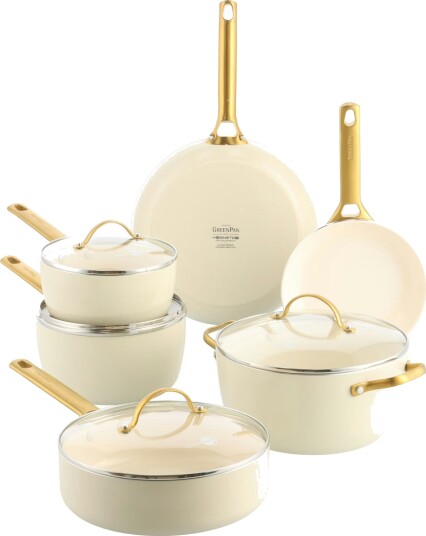 Greenpan Padova Reserve Grytesett 6 pk Cream White Greenpan Padova Reserve Grytesett 6 pk Cream White