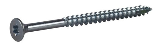 ESSVE 123207 Treskrue 6 mm Ø TX30 helgjenget forsenket FZB 90 mm 100-pakning Innfesting