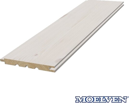 Moelven FURU 13X120 GLATTPANEL NATUR LASERT