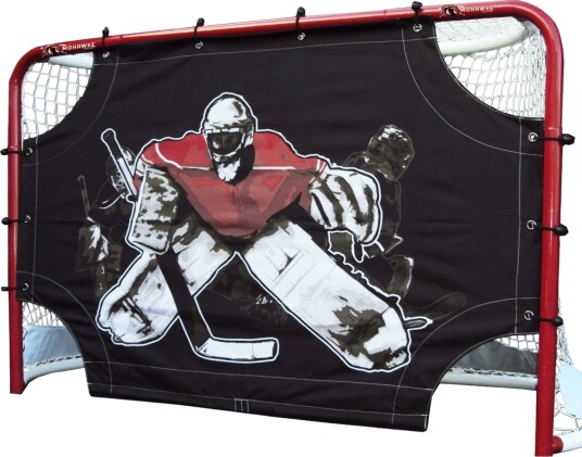 Mohawke Full Size Streat Hockeygoal With Target 23/24, hockeymål Red