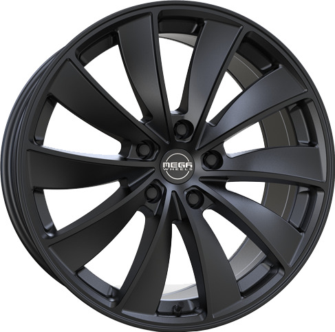 Mega Wheels Pyxis FF Mat black 9.5 x 19 CB64,10 ET45 5/114.3 9.5 x 19