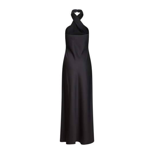 Dolores Dress Black XL Halter-neck maxi dress