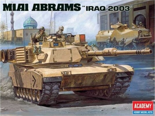 Academy 13202 M1A1 Abrams Irak 2003 Stridsvogn Byggesett 1:35 Academy 13202 M1A1 Abrams Irak 2003 Stridsvogn Byggesett 1:35