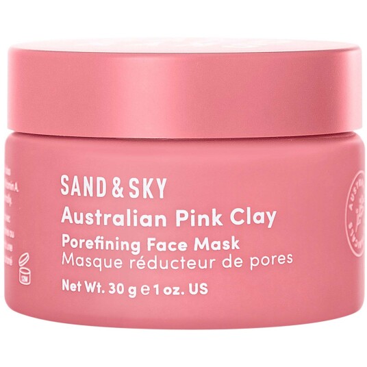 Sand & Sky Australian Pink Clay Porefining Face Mask Travel size 30 g Ansiktsmaske