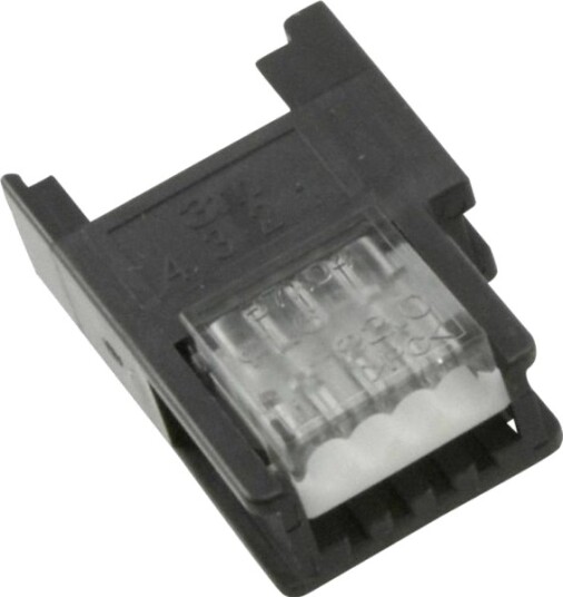 3M Svakstrømskobling Fleksibel 0,3–0,56 Mm² Fast 0,3–0,56 Mm² Poler: 4 Miniclamp 1 Stk Grå 37304 2206 000 Fl