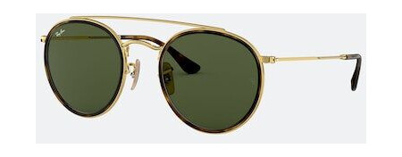 Ray-Ban Double Bridge Solbriller Blå Male L
