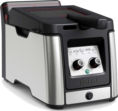 Tefal Clear Duo Deep Fryer Frityrkoker Rustfritt Stål Tefal Clear Duo Deep Fryer Frityrkoker Rustfritt Stål