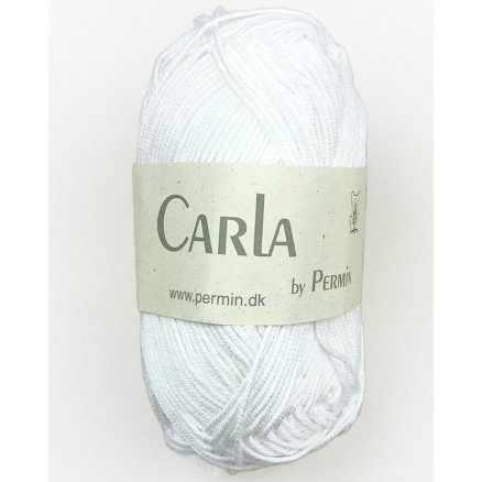 Permin Carla Garn 01 - Hvit