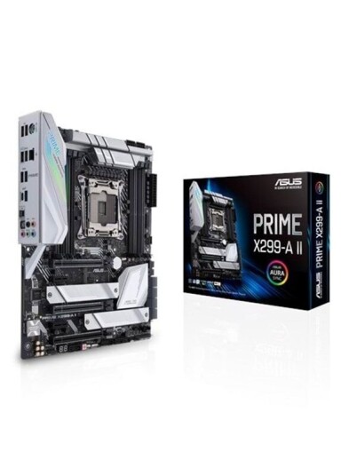ASUS PRIME X299-A II ATX Hovedkort med Intel LGA2066 og DDR4 Støtte ASUS PRIME X299-A II ATX Hovedkort med Intel LGA2066 og DDR4 Støtte