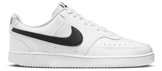 Nike Court Vision Low, sneaker herre 45.5 WHITE/BLACK-WHITE
