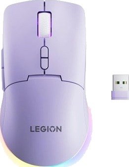 Lenovo Legion M220 Wireless RGB Gaming Mouse Aurora Purple Optisk 7 Knapper Lilla GY51V60438
