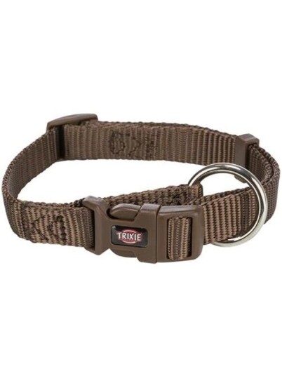 Trixie Premium Collar S: 2540 cm/15 mm hazelnut